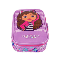 Kit Escolar Lancheira Térmica Estojo Box Casa da Gabby