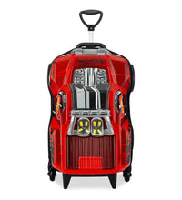 Mochila 3D HotWheels com 6 Rodinhas e Lancheira de Brinde