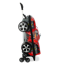 Mochila 3D HotWheels com 6 Rodinhas e Lancheira de Brinde