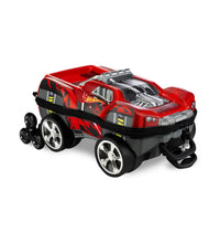 Mochila 3D HotWheels com 6 Rodinhas e Lancheira de Brinde
