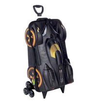 Mochila 3D Batman com 6 Rodinhas e Lancheira de Brinde