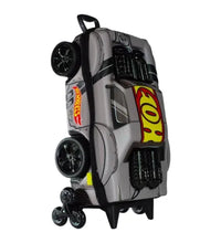 Mochila 3D HotWheels com 6 Rodinhas e Lancheira de Brinde