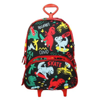 Mochila Escolar Dino Skate